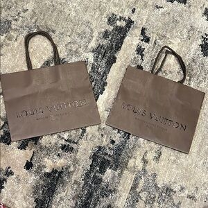 Louis Vuitton Brown Shopping Bags